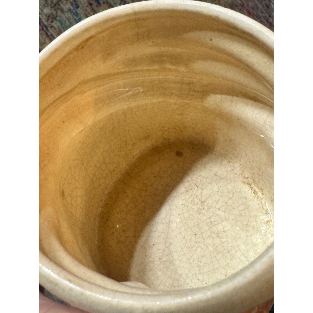 Vintage Santa Mug 1960-1970s Crackle Finish & Faded Paint Retro Christmas Decor - Picture 8 of 12